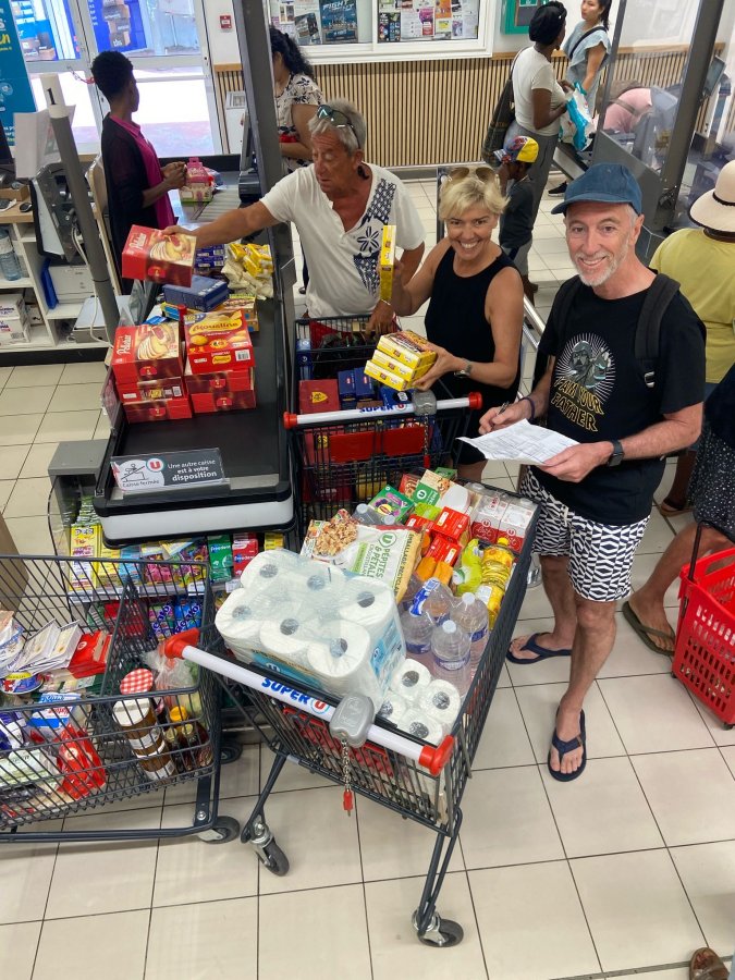 Prêt pour le départ des Antilles