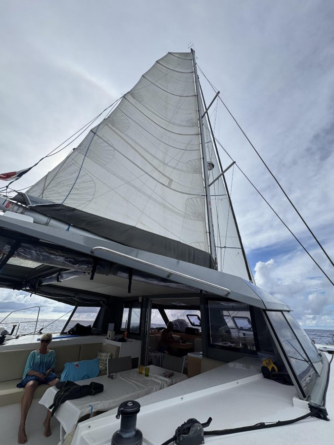 Première journée de transatlantique