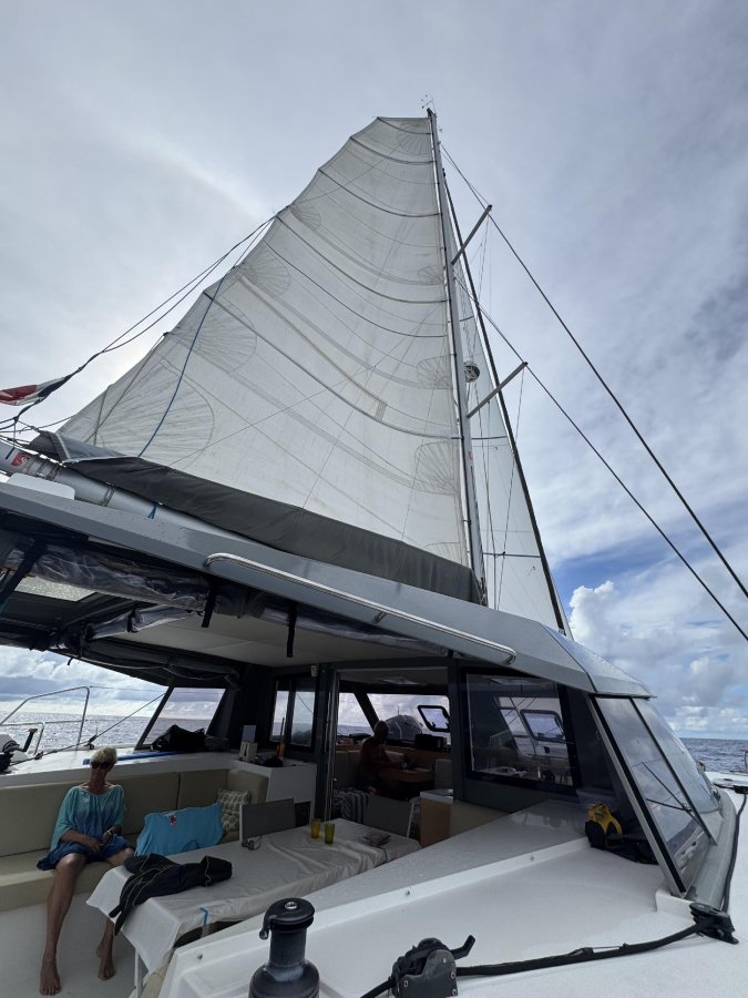 Première journée de transatlantique